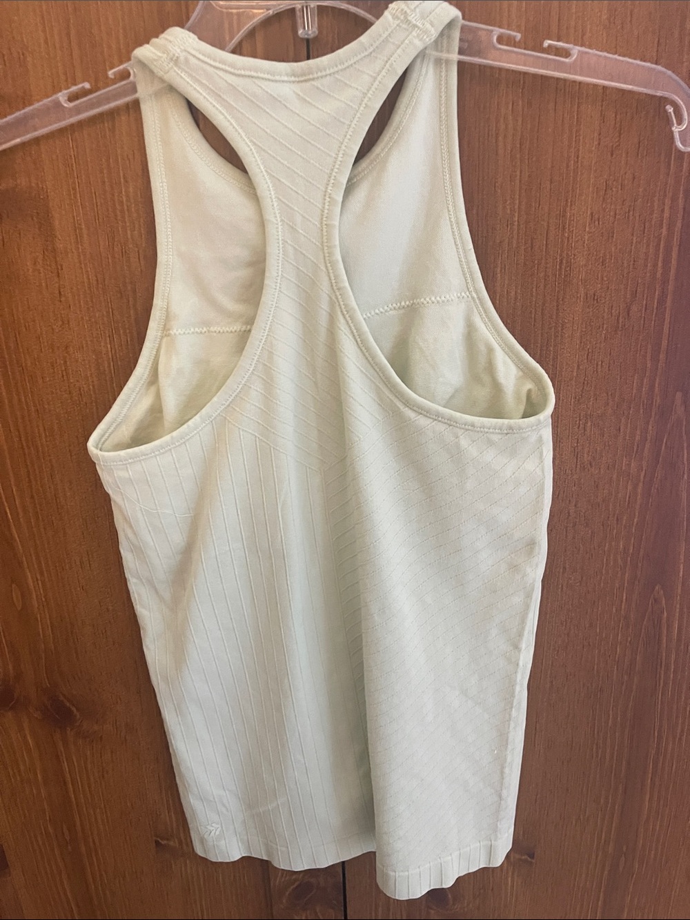 all in motion Light Sage Ribbed Racerback Tank - Picture 5 of 6